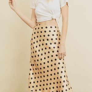 Polka dot skirt